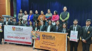 शिमला में स्कूल ऑफ लीगल स्टडीज ने बाल अधिकारों पर जागरूकता शिविर आयोजित किया