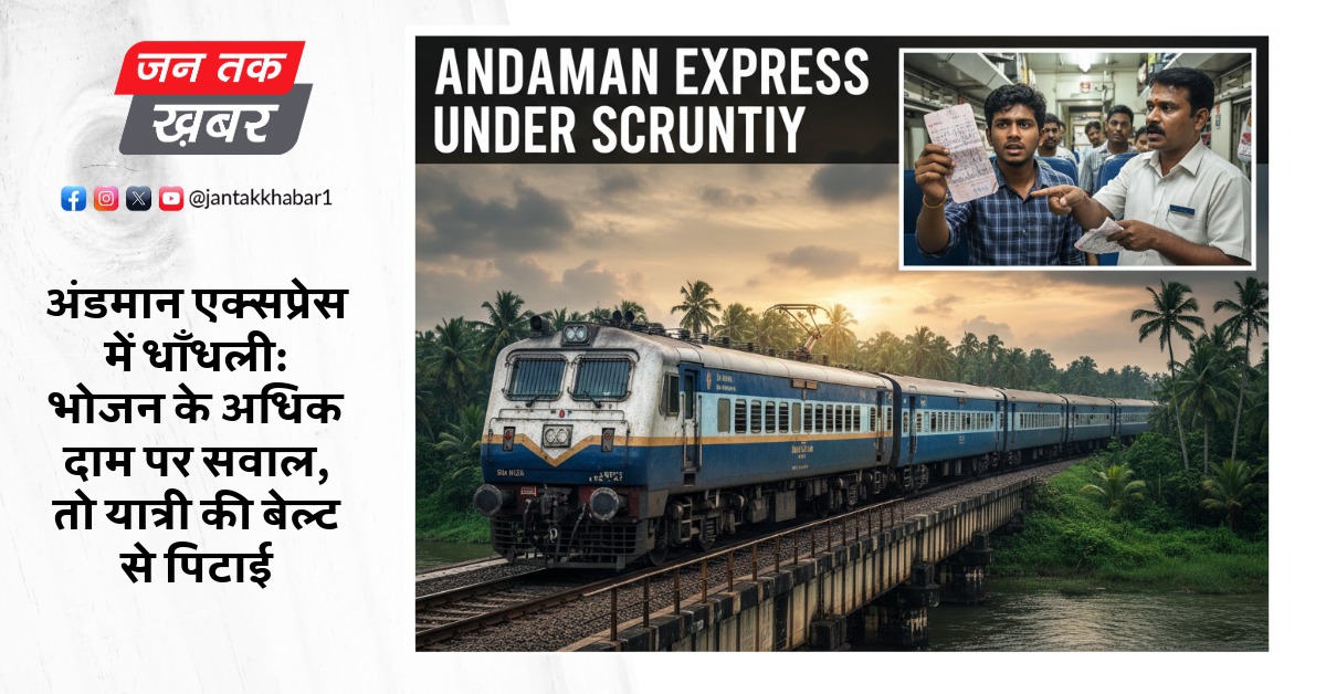 Passenger beaten with belt and fists for protesting overcharging for train food